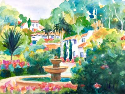 Courtyard Fountain - Sold Courtyard Fountain - Sold