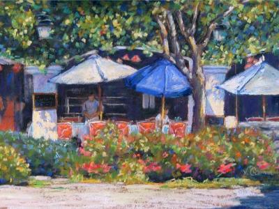 "Lunch Under the Umbrellas" SOLD "Lunch Under the Umbrellas" SOLD