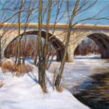 "Dublin Bridge in Winter" SOLD