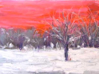 January Sunset - SOLD